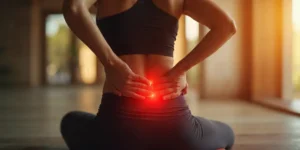 Femme souffrant de sciatique à Montréal